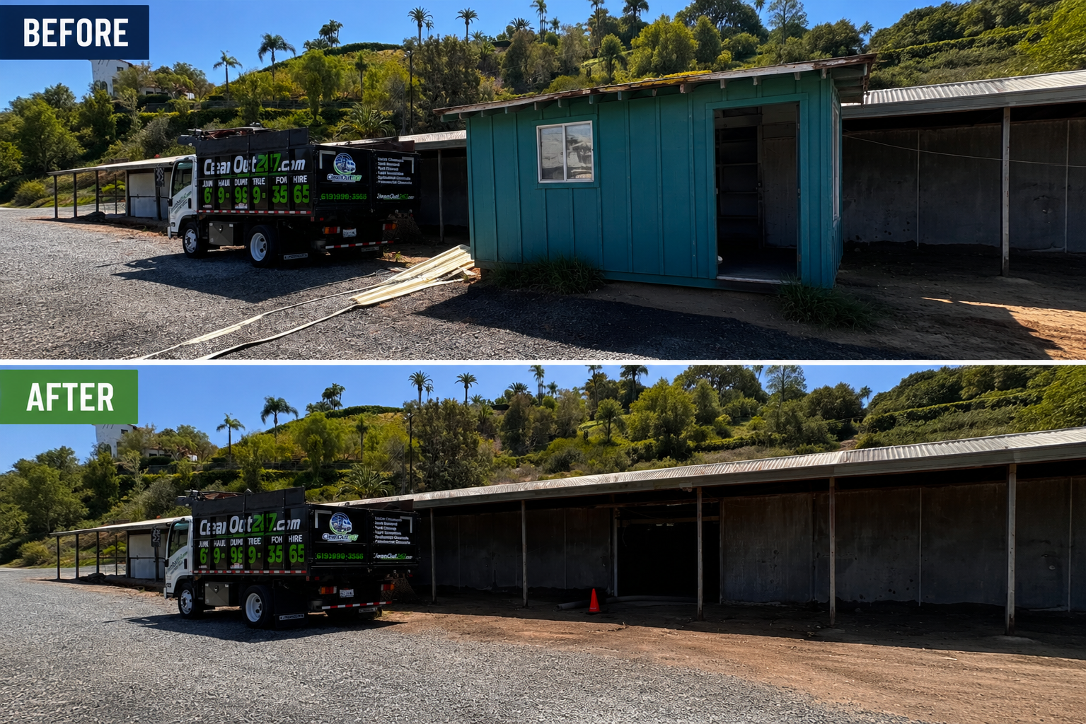 Shed Removal Fairbanks Ranch